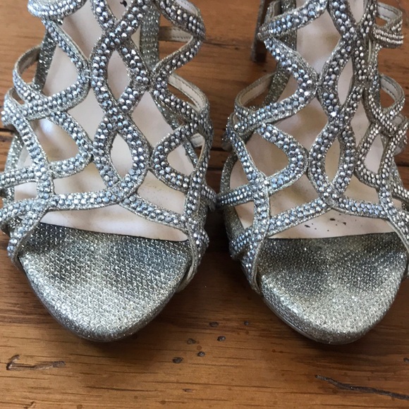 Sparkly INC Caged heels - Picture 5 of 7